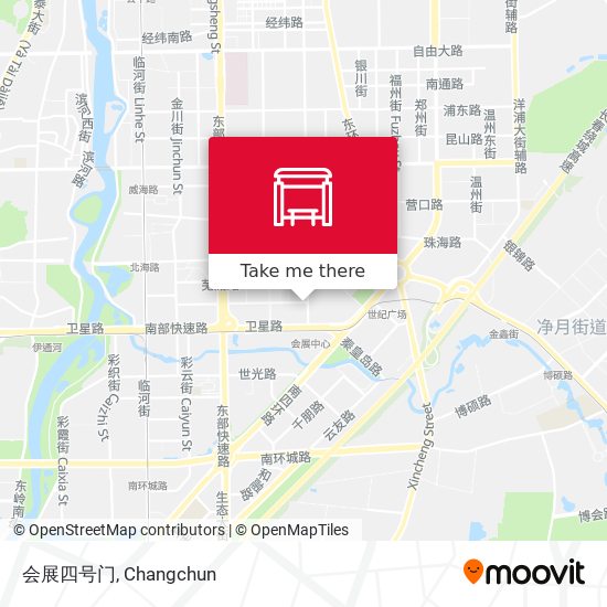 会展四号门 map