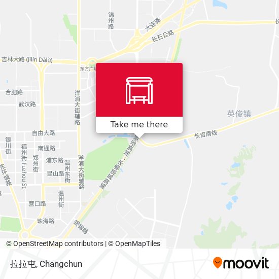 拉拉屯 map