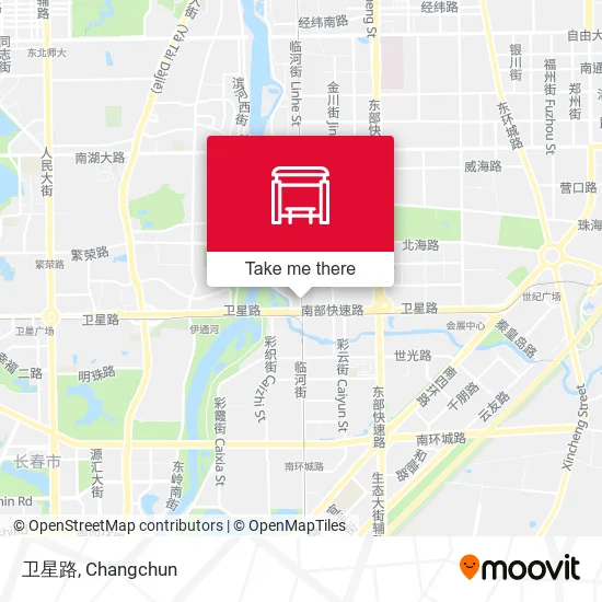 卫星路 map