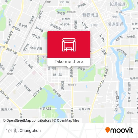 百汇街 map