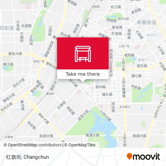 红旗街 map