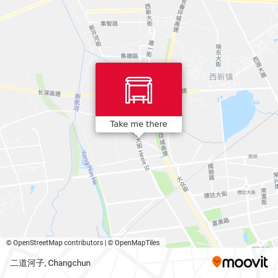 二道河子 map