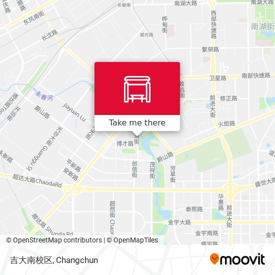 吉大南校区 map