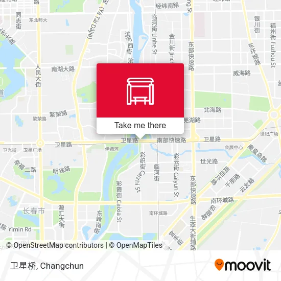 卫星桥 map