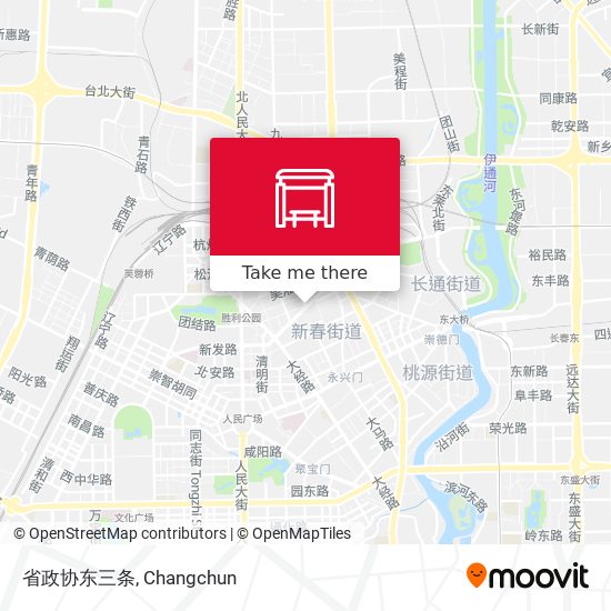 省政协东三条 map