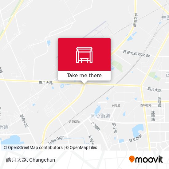 皓月大路 map