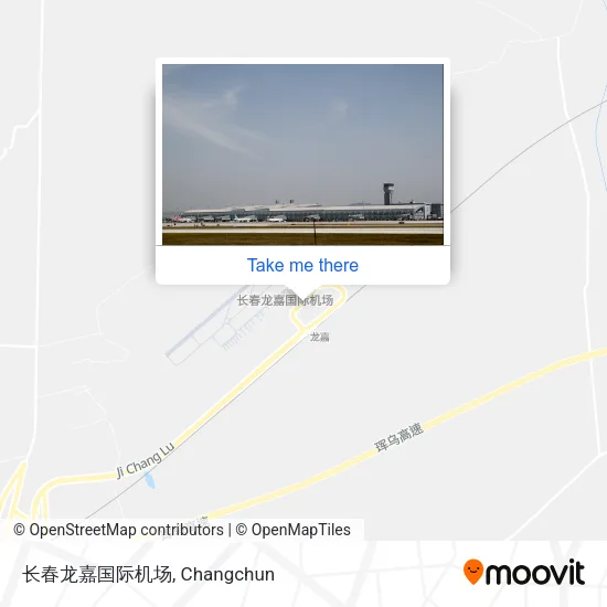 长春龙嘉国际机场 map