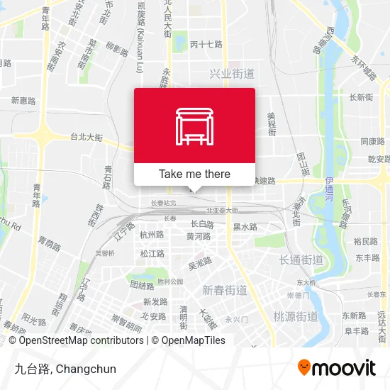 九台路 map