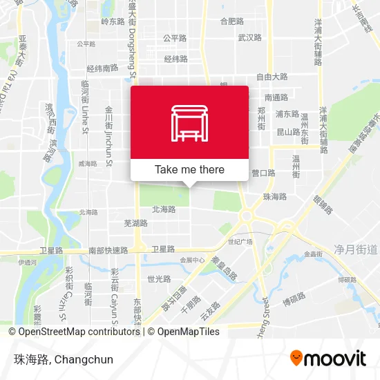 珠海路 map
