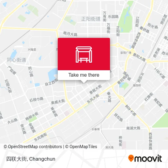 四联大街 map