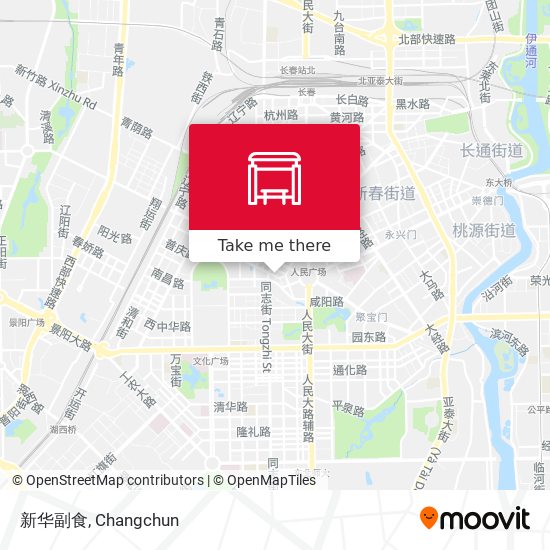新华副食 map