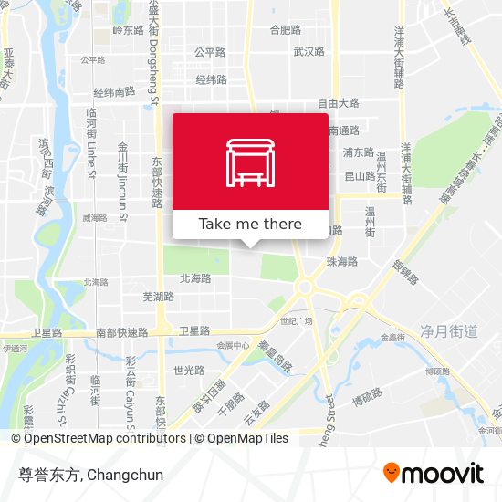 尊誉东方 map