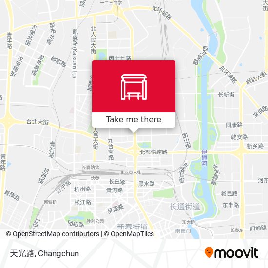 天光路 map