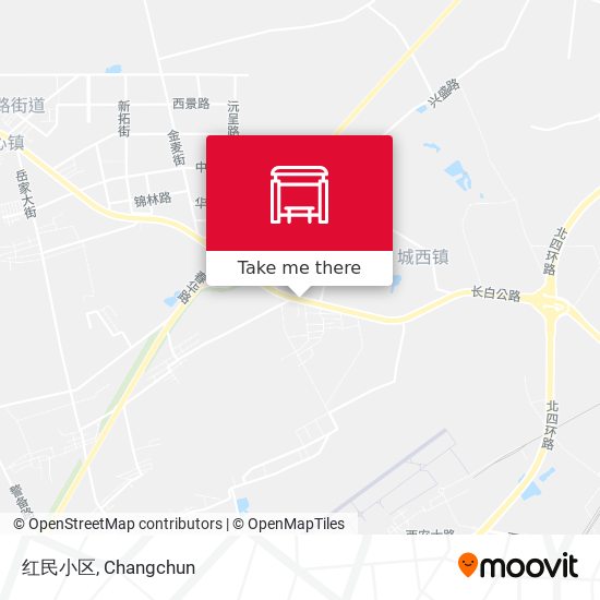 红民小区 map