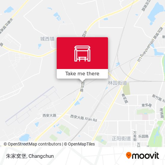朱家窝堡 map