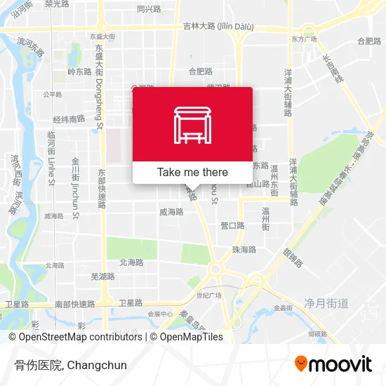骨伤医院 map