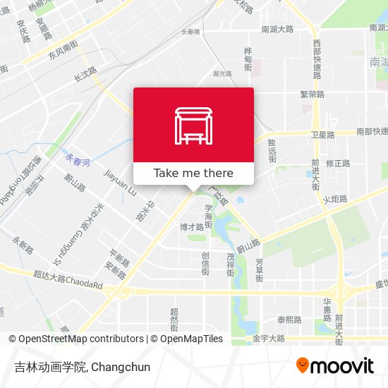 吉林动画学院 map