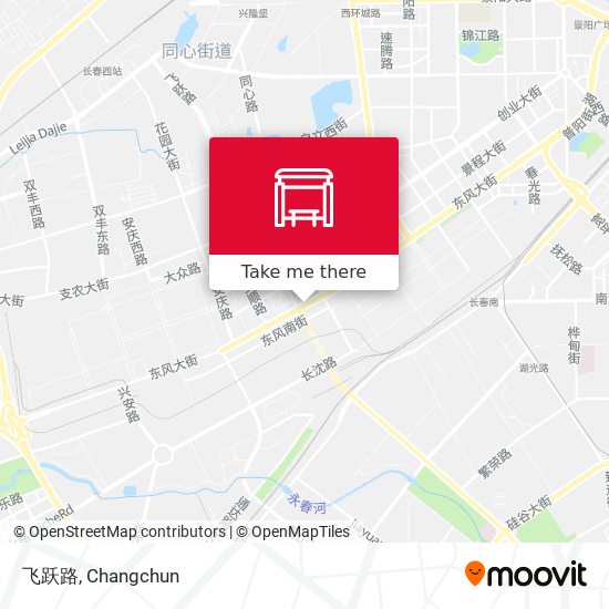 飞跃路 map