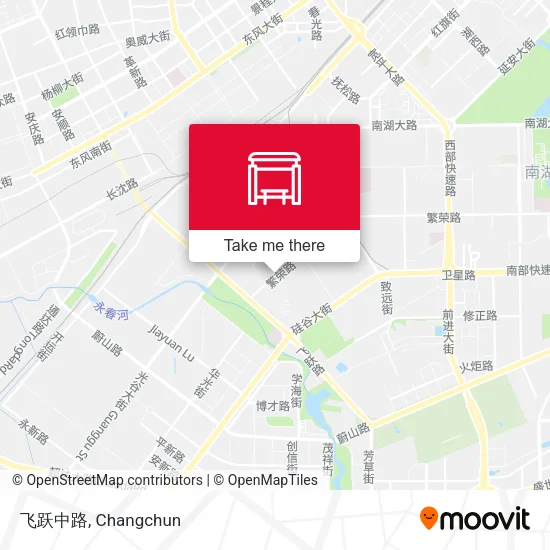 飞跃中路 map