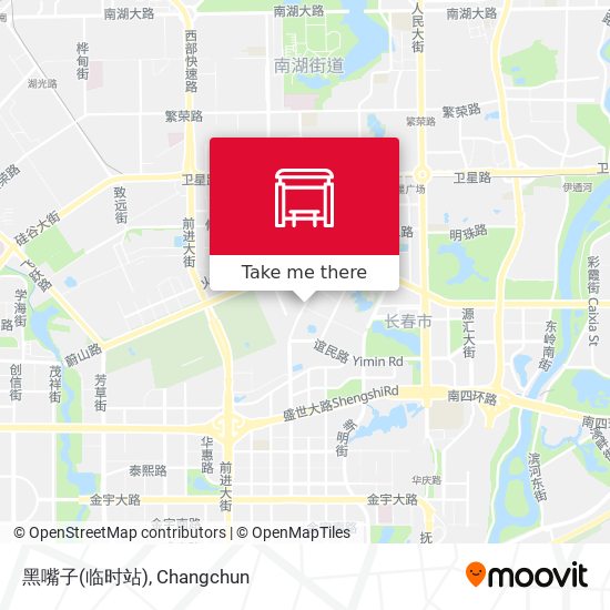 黑嘴子(临时站) map