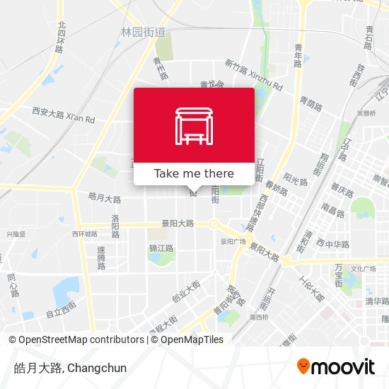皓月大路 map