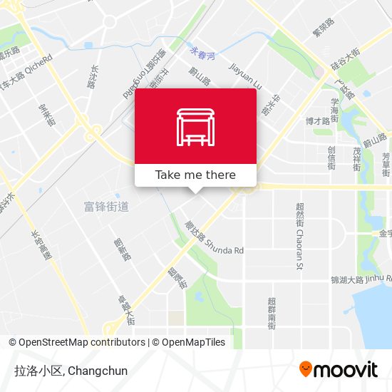 拉洛小区 map