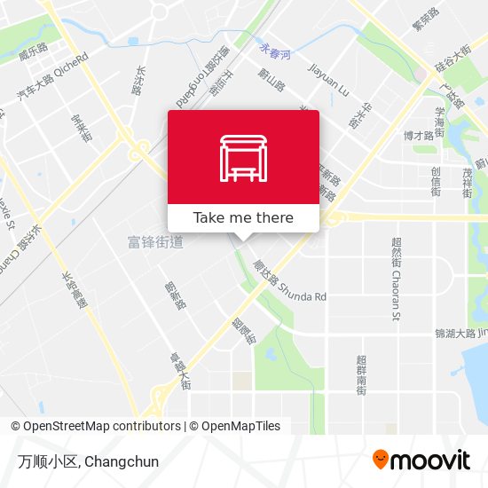 万顺小区 map