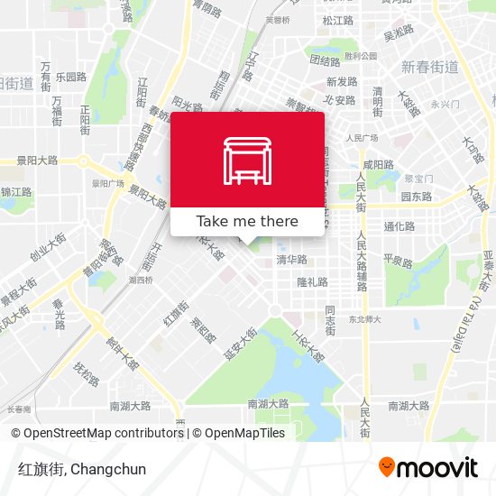 红旗街 map