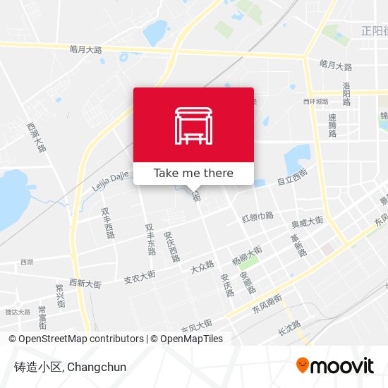铸造小区 map