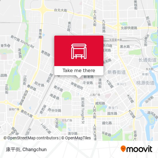 康平街 map