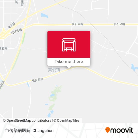 市传染病医院 map