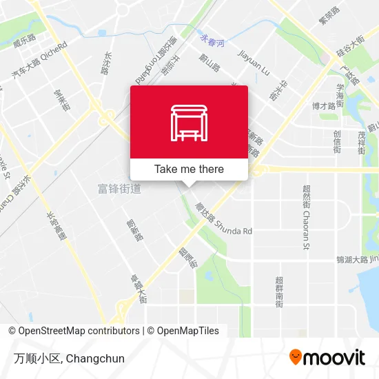 万顺小区 map