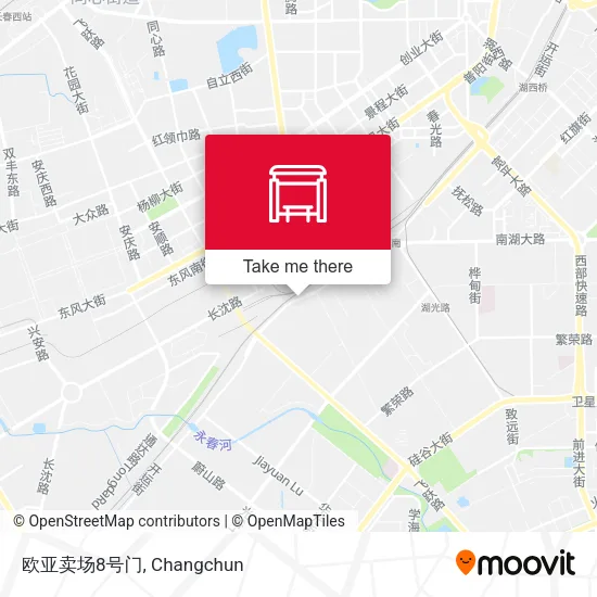 欧亚卖场8号门 map