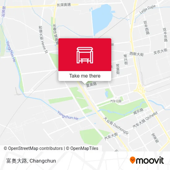 富奥大路 map