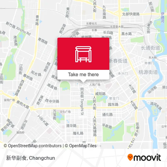新华副食 map