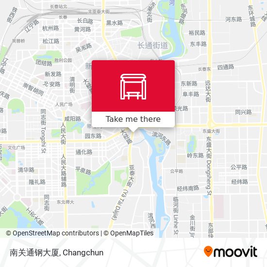 南关通钢大厦 map