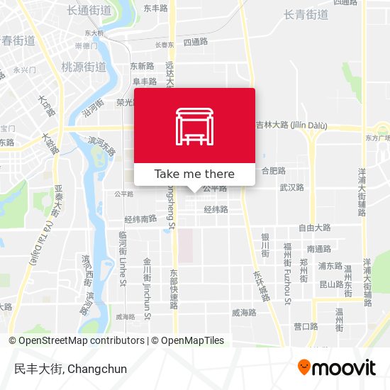 民丰大街 map