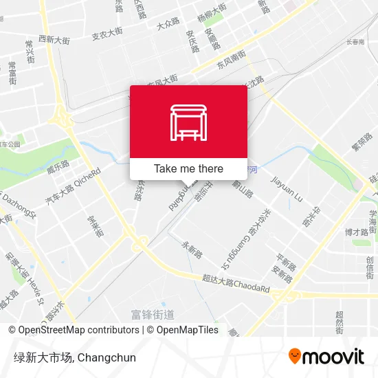 绿新大市场 map