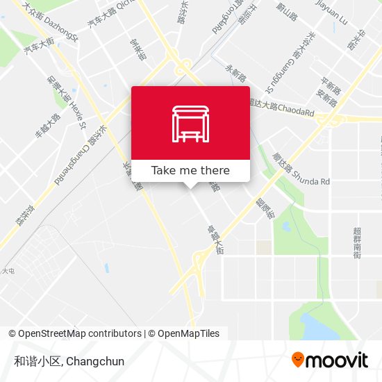 和谐小区 map