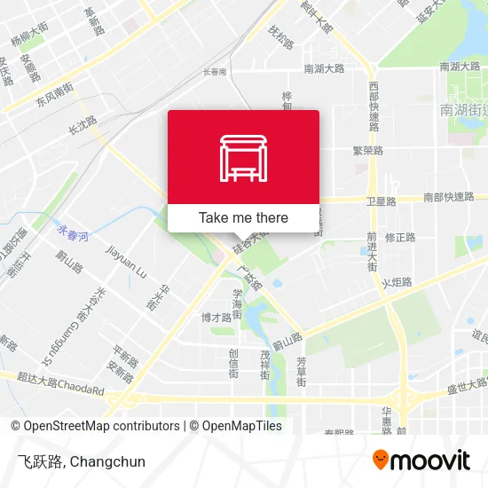 飞跃路 map