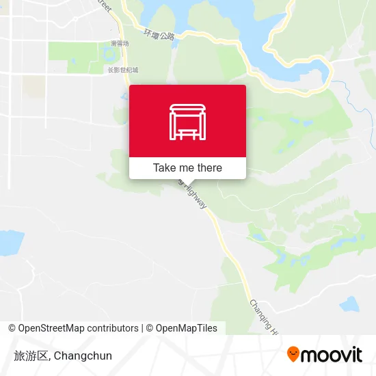 旅游区 map