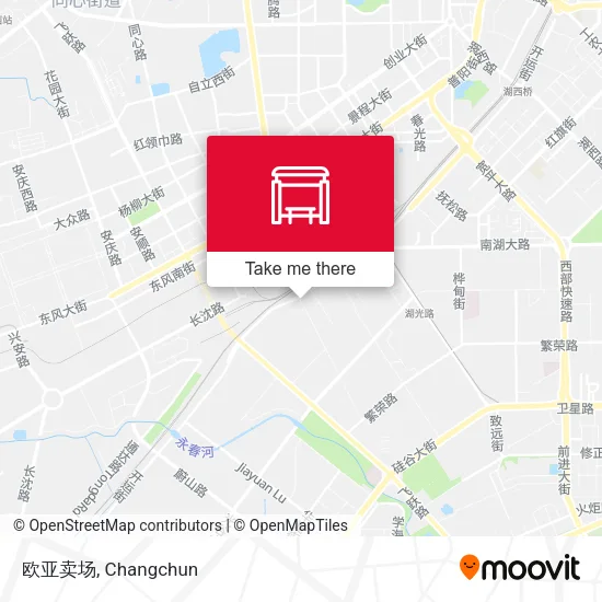 欧亚卖场 map