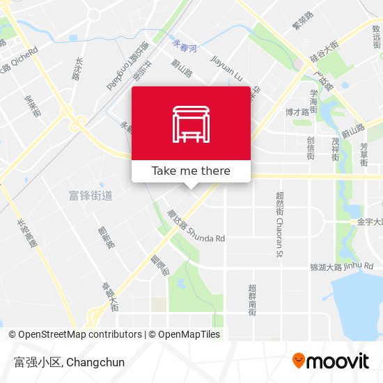 富强小区 map