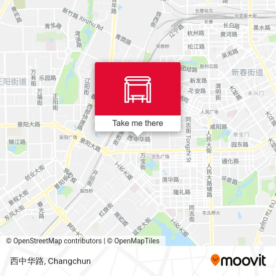 西中华路 map