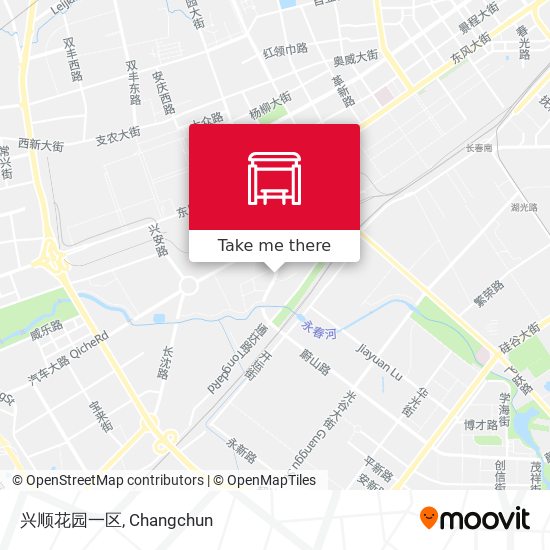 兴顺花园一区 map
