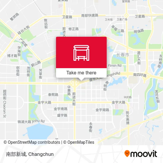 南部新城 map