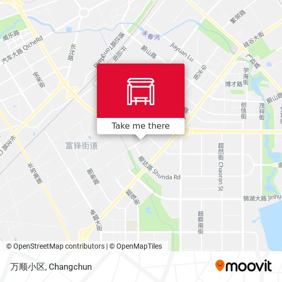 万顺小区 map