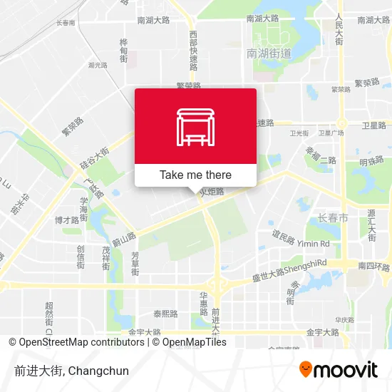 前进大街 map