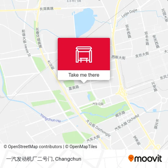 一汽发动机厂二号门 map