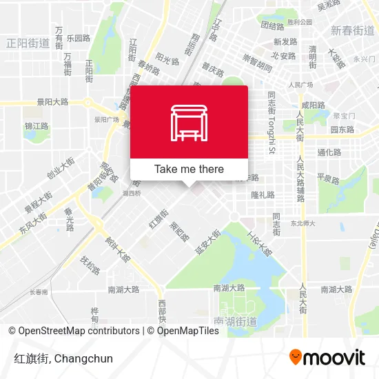 红旗街 map